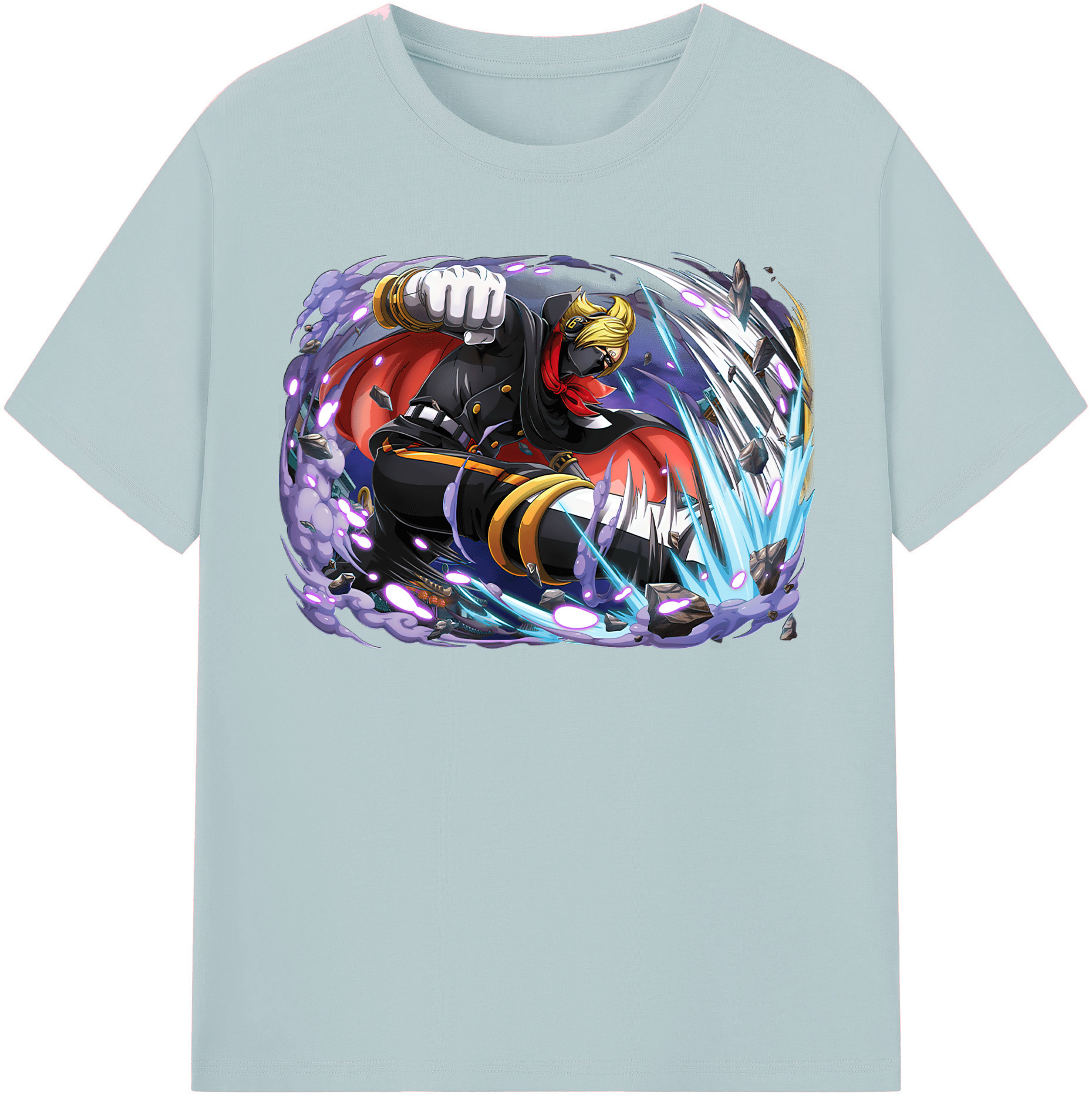ワンピース ロロノア・ゾロ ONE PIECE Roronoa Zoro 綿100％半袖Tシャツ（フロントプリント）
